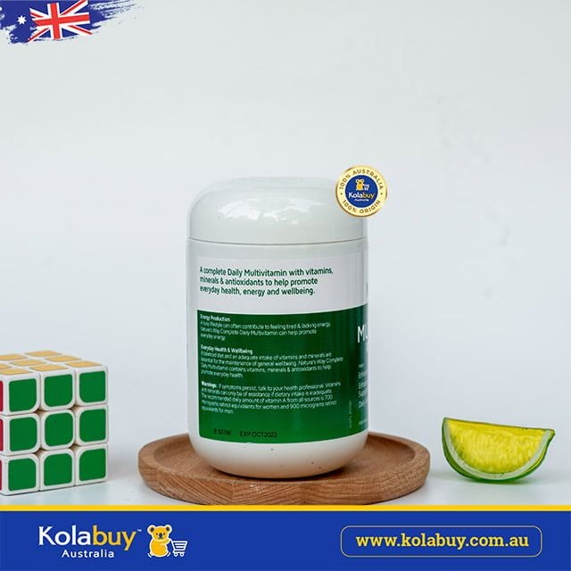 Viên uống Vitamin tổng hợp Nature’s Way Complete Daily Multivitamin 200 viên