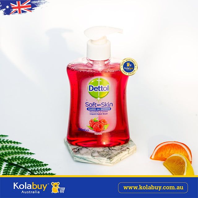 Nước Rửa Tay diệt khuẩn Dettol Liquid Hand Wash Raspberry 250ml