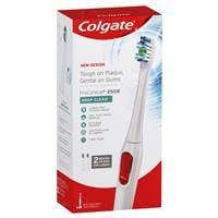 Colgate ProClinical 250R Deep Clean Rechargeable Electric Toothbrush with 2 Brush Heads