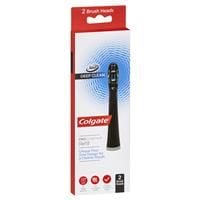Colgate Pro Clinical 360 Deep Clean Soft thin-tipped bristles Brush Heads Refill Black 2 Pack