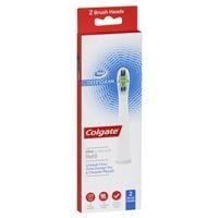 Colgate Pro Clinical 360 Deep Clean Soft thin-tipped bristles Brush Heads Refill White 2 Pack