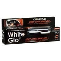 White Glo Toothpaste Charcoal Deep Stain Remover 150g