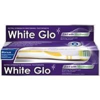 White Glo Toothpaste 2 in 1 with Mouthwash 150G