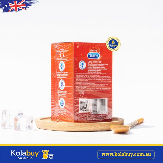 Bao cao su Durex Fetherlite Ultra Thin Feel Condoms Extra Sensitive 30 chiếc