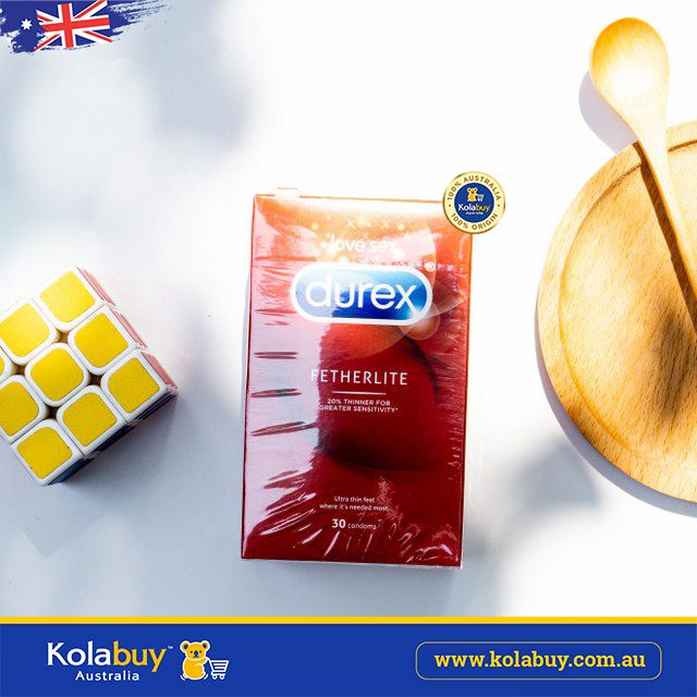 Bao cao su Durex Fetherlite Ultra Thin Feel Condoms Extra Sensitive 30 chiếc