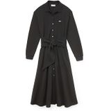WOMEN'S LONG SLEEVE PIQUE POLO DRESS