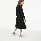 WOMEN'S LONG SLEEVE PIQUE POLO DRESS