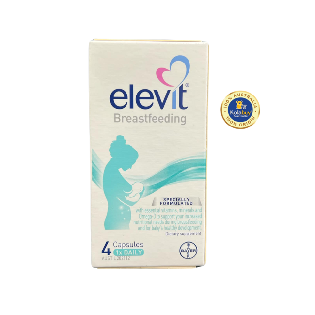Viên uống Bổ sung Vitamin sau sinh Elevit Breastfeeding Multivitamin 4 viên