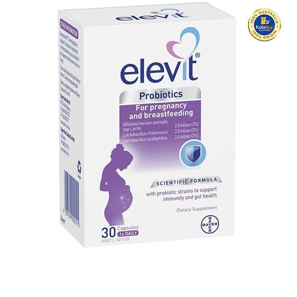 Men vi sinh cho bà bầu Elevit Probiotics For Pregnancy and Breastfeeding 30 viên