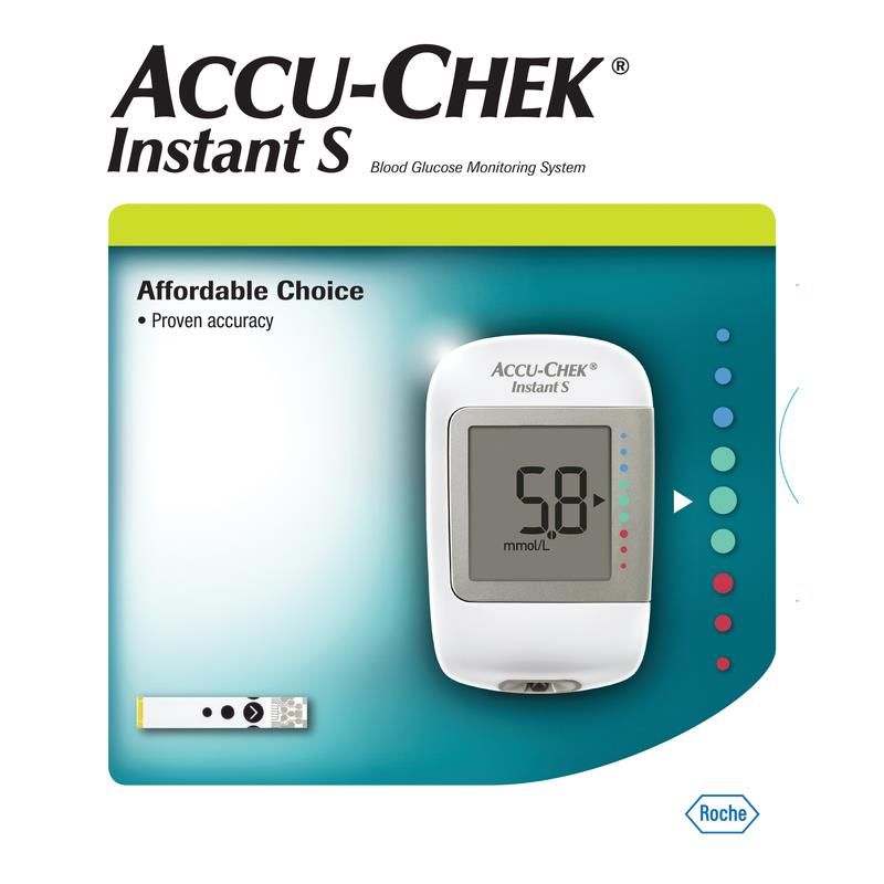 Máy đo đường huyết Accu Chek Instant S Meter Kit