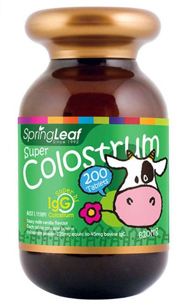 Sữa Non Spring Leaf Colostrum Cho Bé Từ 1 Tuổi 200 viên