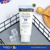 Kem chống nắng Neutrogena Ultra Sheer Face & Body Dry Touch Sunscreen Lotion SPF50 88mL