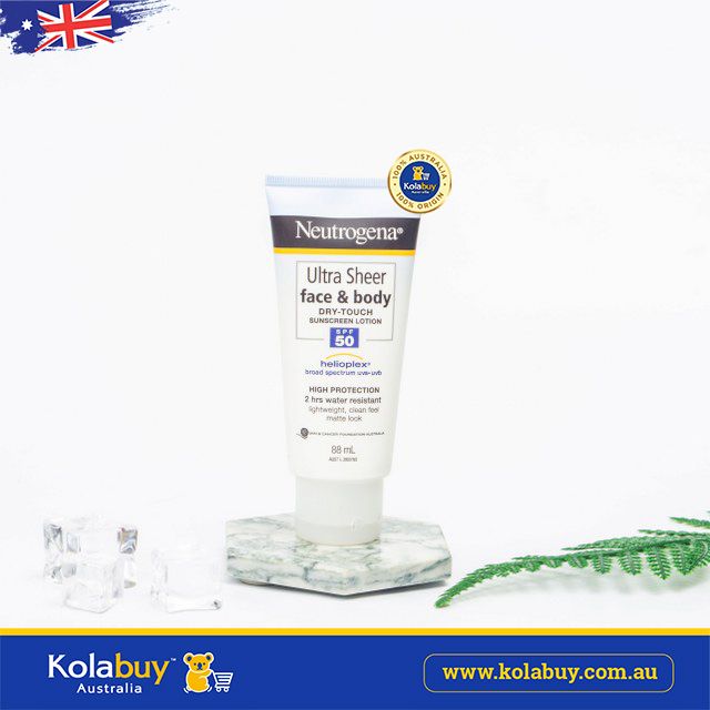 Kem chống nắng Neutrogena Ultra Sheer Face & Body Dry Touch Sunscreen Lotion SPF50 88mL