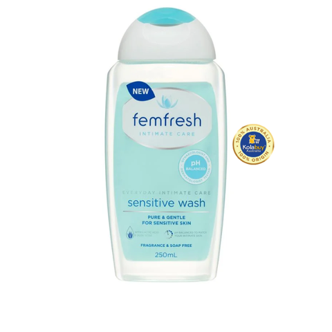 Dung dịch vệ sinh phụ nữ cho da nhạy cảm Femfresh Sensitive Wash 250ml