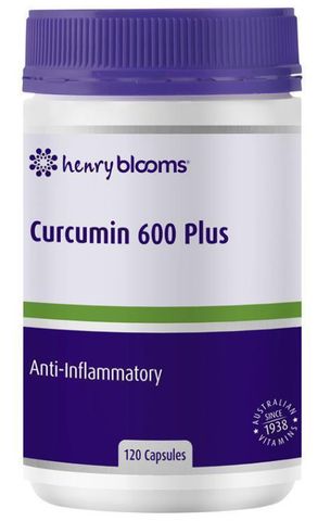Henry Blooms Curcumin 600 Plus 120 Capsules