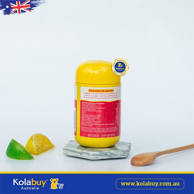 Kẹo dẻo Bổ sung Vitamin cho bé biếng ăn Nature's Way Kids Smart Vita Gummies Multi Vitamin for Fussy Eaters 60 viên