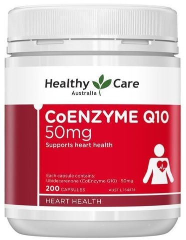 Healthy Care CoEnzyme Q10 50mg 200 Capsules