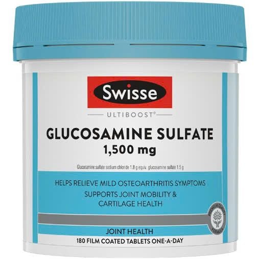 Swisse Glucosamine Sulfate 1500mg 180 Tablets