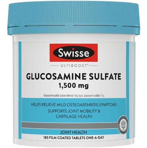Swisse Glucosamine Sulfate 1500mg 180 Tablets