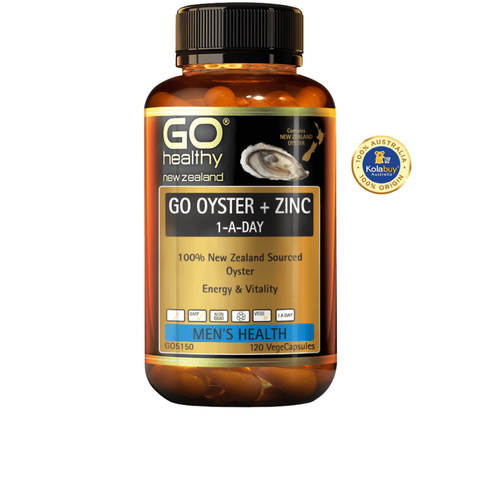 Viên uống Tinh chất Hàu GO Healthy Oyster Plus Zinc 1-A-Day 120 Viên