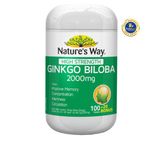 Viên uống bổ não Nature's Way Ginkgo Biloba 2000mg 120 viên