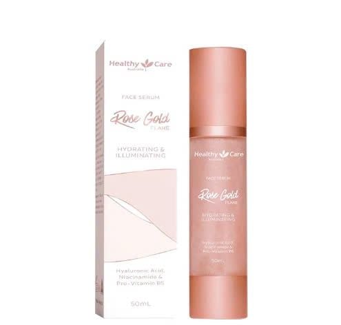 Serum tầm xuân vẩy vàng Healthy Care Face Serum Rose Gold Flake Hydrating & Illuminating 50ml