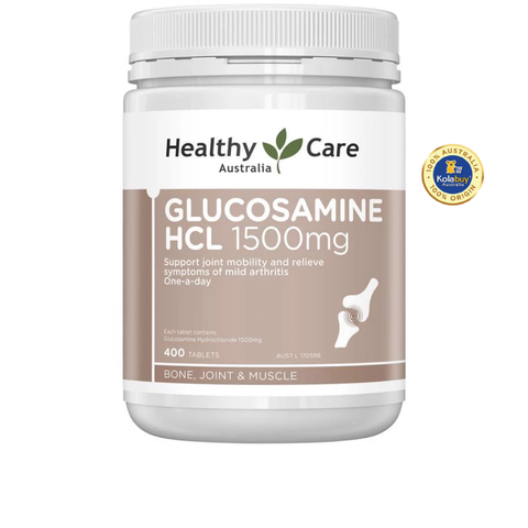 Viên uống bổ xương khớp Healthy Care Glucosamine HCL 1500mg 400 viên