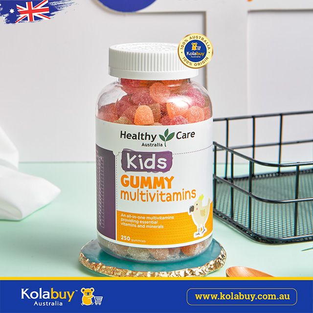 Kẹo dẻo Bổ sung Vitamin tổng hợp cho bé Healthy Care Gummy Multivitamin 250 viên