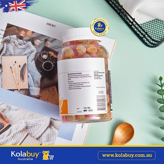 Kẹo dẻo Bổ sung Vitamin tổng hợp cho bé Healthy Care Gummy Multivitamin 250 viên