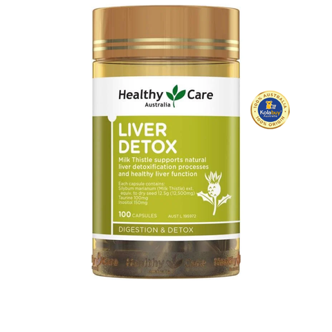Viên uống bổ gan Healthy Care Liver Detox 100 viên