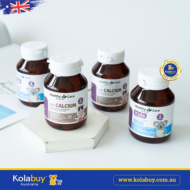 Viên uống Bổ sung DHA cho bé Healthy Care Kids DHA 60 viên