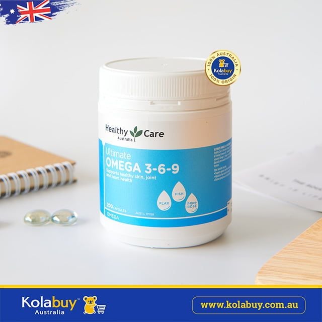 Viên uống bổ sung Omega Healthy Care Ultimate Omega 3-6-9 200 viên
