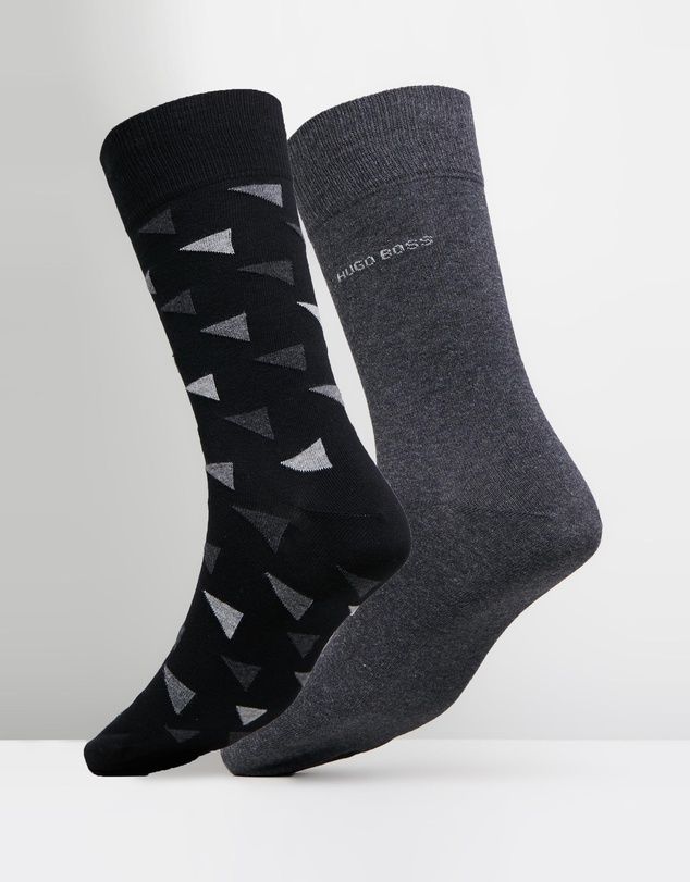 2-Pack Cotton Blend Regular Length Socks