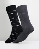 2-Pack Cotton Blend Regular Length Socks