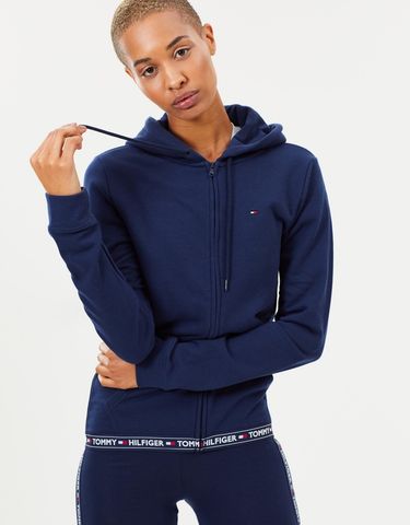 Athletic Nostalgia Zip-Through Hoodie