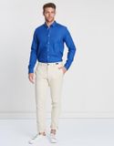 Slim Garment Dyed Dobby Shirt