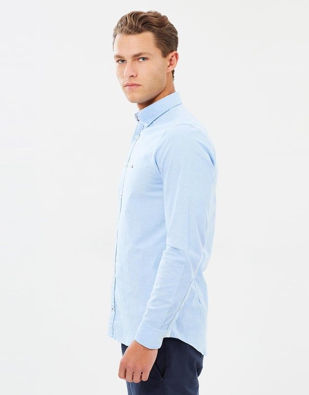Stretch Slim Oxford Shirt