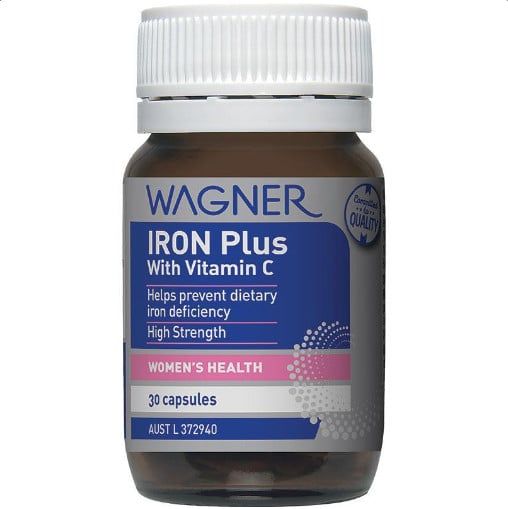 Viên uống bổ sung sắt Wagner Iron Plus 30 viên