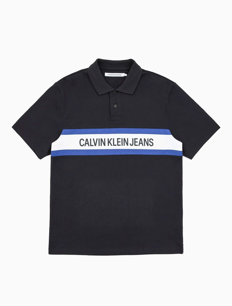 CHEST STRIPE INSTITUTIONAL POLO