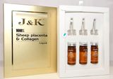 Tinh chất serum nhau thai cừu J&K 100% Sheep Placenta & Collagen Liquid (3 lọ x 10ml)