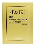 Tinh chất serum nhau thai cừu J&K 100% Sheep Placenta & Collagen Liquid (3 lọ x 10ml)