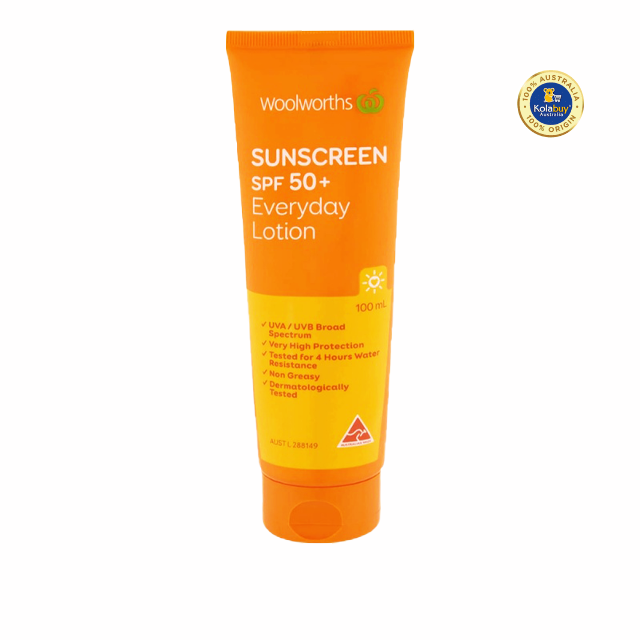 Kem chống nắng Woolworths Sunscreen Everyday Tube SPF 50+ 100ml