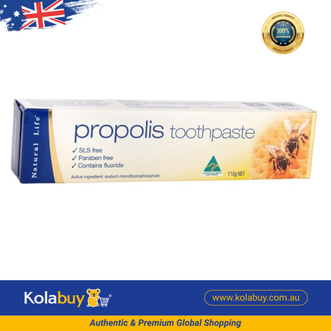 Kem đánh răng từ keo ong tự nhiên Natural Life Úc Propolis Toothpaste 110g