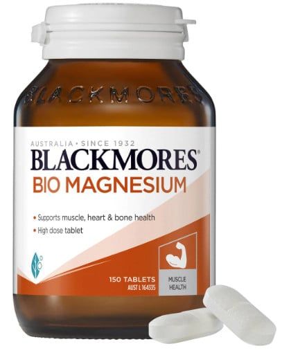 Viên uống hỗ trợ cơ bắp và xương Blackmores Bio Magnesium Muscle Health 150 viên