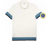 Lacoste Men's Regular Fit Textured Cotton  Pique Polo