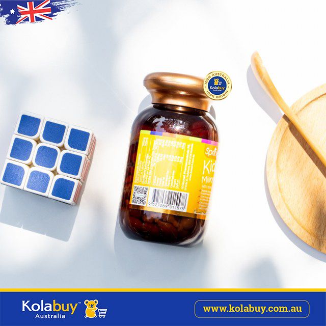 Viên nhai bổ sung canxi cho bé Spring Leaf Premium Kids Mega Milky Calcium 120 viên