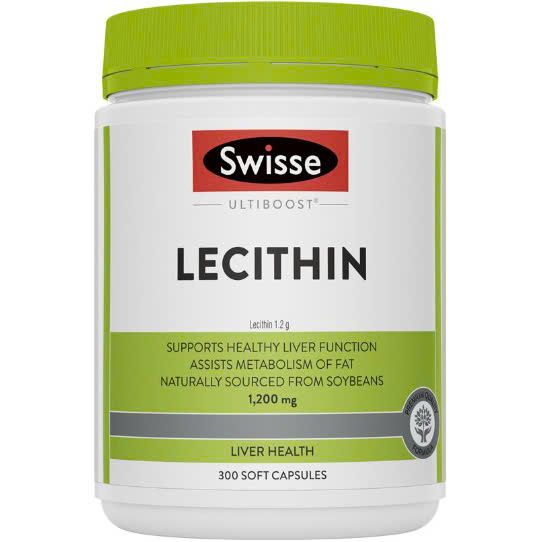 Viên uống Mầm đậu nành Swisse Ultiboost Lecithin 1200mg 300 viên