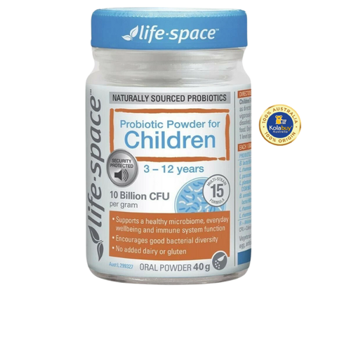 Men vi sinh cho trẻ 3-12 tuổi Life-Space Probiotic Powder for Children 40g