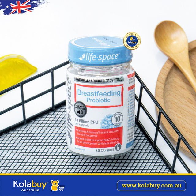 Viên uống vi sinh cho phụ nữ sau sinh Life-Space Breastfeeding Probiotic 30 viên
