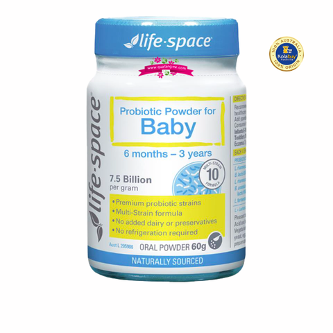 Men vi sinh cho bé 6 tháng - 3 tuổi Life-Space Probiotic Powder for Baby 60g